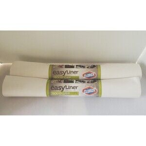 Duck Solid Grip EasyLiner Non Adhesive Shelf Liner with Clorox 2 pk 20" x 6'